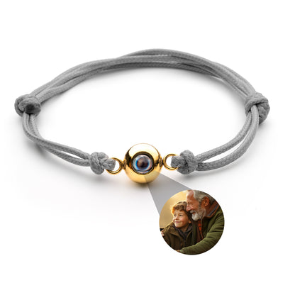 Foto armband met jouw foto - zeemansknoop