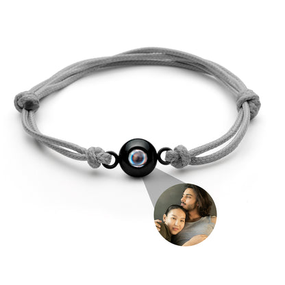 Foto armband met jouw foto - zeemansknoop