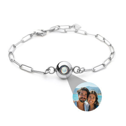 Foto armband met je eigen foto - Paperclip