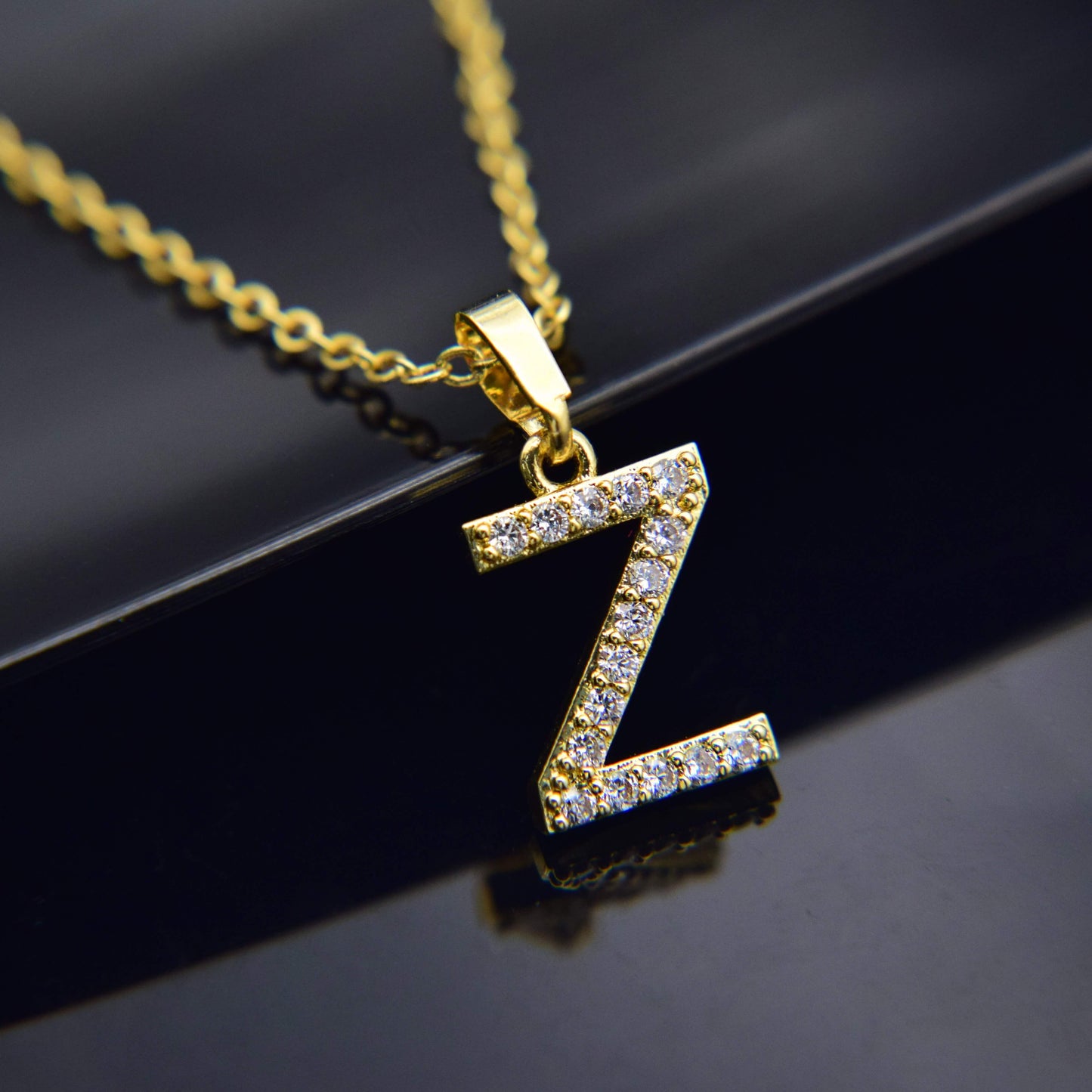 Zirkonia letterketting